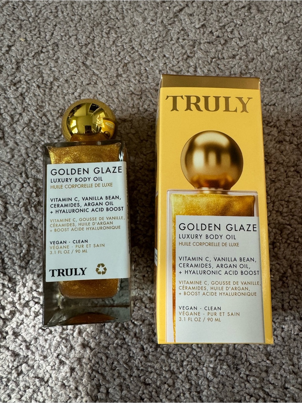 TRULY Golden Glaze Luxury Body Oil - Shimmering Gold